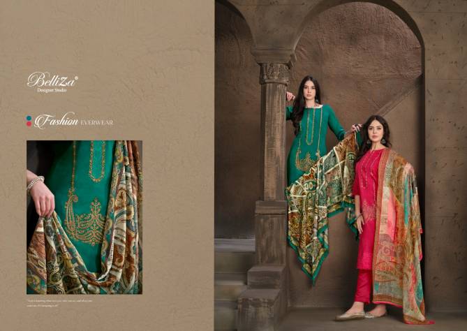 Jashn E Ishq Vol 7 By Belliza Heavy Jam Embroidery Dress Material Wholesale Market In Surat
